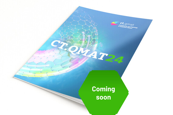Booklet from ctqmat24 with announcement coming soon